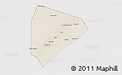 Shaded Relief 3D Map of Cadale, cropped outside
