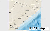 Shaded Relief 3D Map of Cadale