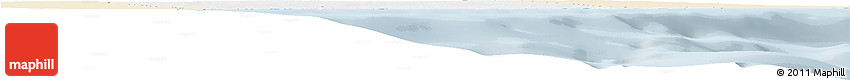 Classic Style Horizon Map of Cadale, single color outside