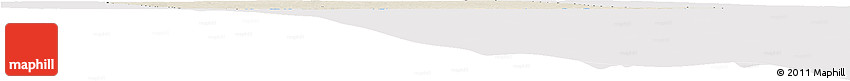 Shaded Relief Horizon Map of Cadale, cropped outside