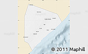Classic Style Map of Cadale, single color outside