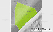Physical Map of Cadale, desaturated