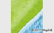 Physical Map of Cadale