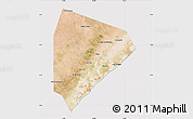 Satellite Map of Cadale, cropped outside
