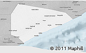 Gray Panoramic Map of Cadale