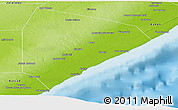 Physical Panoramic Map of Cadale