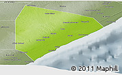 Physical Panoramic Map of Cadale, semi-desaturated