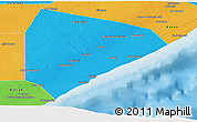 Political Panoramic Map of Cadale