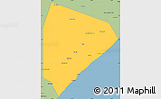 Savanna Style Simple Map of Cadale