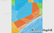 Political Shades Map of Sh. Hoose