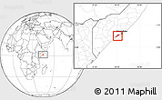 Blank Location Map of Marka