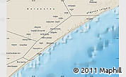 Shaded Relief Map of Marka