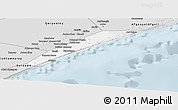 Silver Style Panoramic Map of Marka