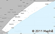 Gray Simple Map of Marka