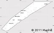 Silver Style Simple Map of Marka, cropped outside