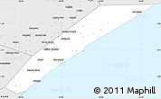 Silver Style Simple Map of Marka