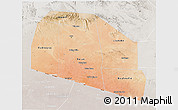 Satellite 3D Map of Tog-Dheer, lighten, semi-desaturated
