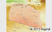 Satellite 3D Map of Tog-Dheer, physical outside