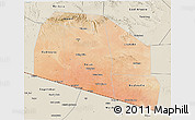 Satellite 3D Map of Tog-Dheer, shaded relief outside