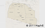 Shaded Relief 3D Map of Tog-Dheer, lighten