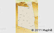 Shaded Relief 3D Map of Burao, physical outside