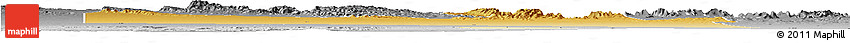 Physical Horizon Map of Burao, desaturated