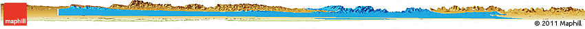 Political Horizon Map of Burao, physical outside Political Horizon Map of Burao, physical outside