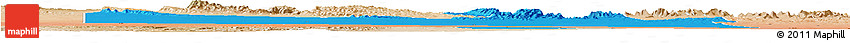 Political Horizon Map of Burao, satellite outside Political Horizon Map of Burao, satellite outside