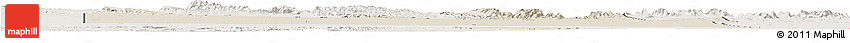 Shaded Relief Horizon Map of Burao, lighten Shaded Relief Horizon Map of Burao, lighten