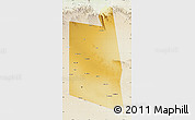 Physical Map of Burao, lighten