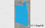 Political Map of Burao, desaturated
