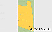 Savanna Style Simple Map of Burao, cropped outside