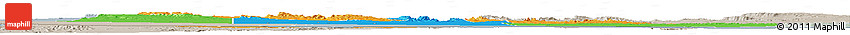 Political Horizon Map of Tog-Dheer, lighten, semi-desaturated