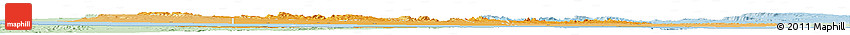 Political Shades Horizon Map of Tog-Dheer, lighten