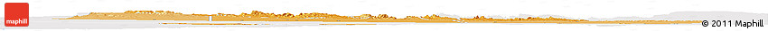 Political Shades Horizon Map of Tog-Dheer, single color outside