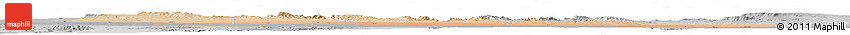 Satellite Horizon Map of Tog-Dheer, desaturated