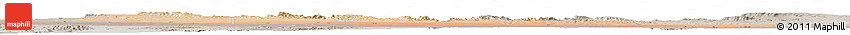 Satellite Horizon Map of Tog-Dheer, semi-desaturated