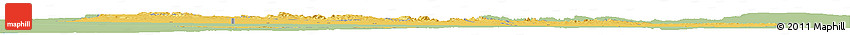 Savanna Style Horizon Map of Tog-Dheer, single color outside