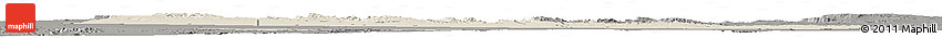 Shaded Relief Horizon Map of Tog-Dheer, darken, semi-desaturated