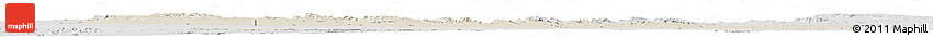 Shaded Relief Horizon Map of Tog-Dheer, lighten, desaturated