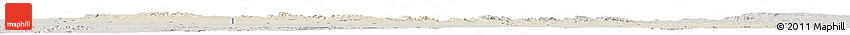 Shaded Relief Horizon Map of Tog-Dheer, semi-desaturated