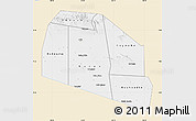 Classic Style Map of Tog-Dheer, single color outside