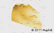 Physical Map of Tog-Dheer, cropped outside