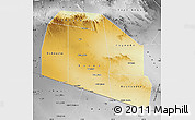 Physical Map of Tog-Dheer, desaturated
