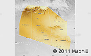 Physical Map of Tog-Dheer, lighten, desaturated