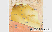 Physical Map of Tog-Dheer, satellite outside