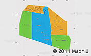 Political Map of Tog-Dheer, cropped outside