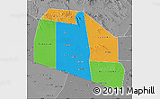 Political Map of Tog-Dheer, desaturated