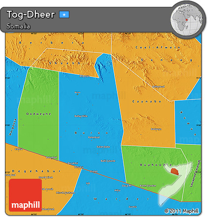 Political Map of Tog-Dheer