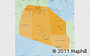 Political Shades Map of Tog-Dheer, lighten